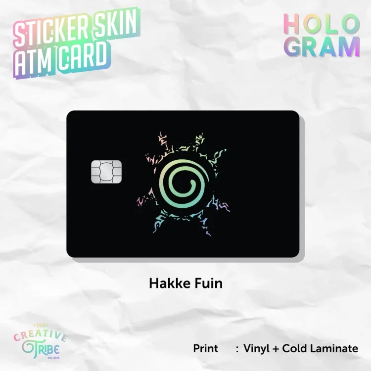 Sticker Skin Card HOLOGRAM Hakke Fuin Seal - Vinyl ATM Debit Credit Emoney Flazz Stiker