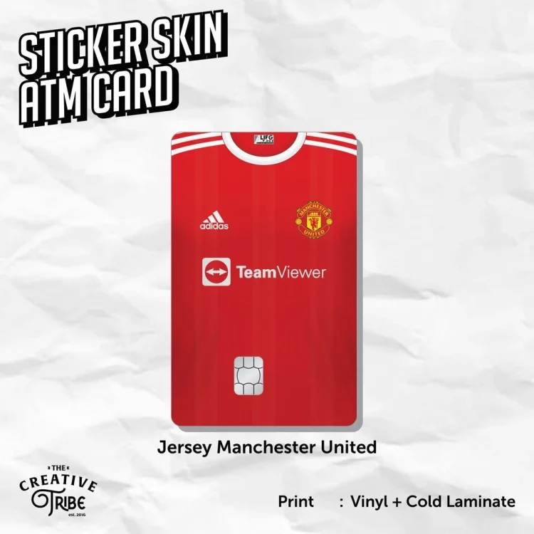 Manchester United - Sticker Skin Card - Vinyl ATM Debit Credit Emoney Flazz Stiker