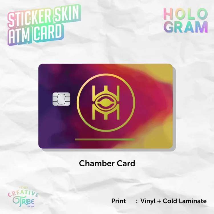 Chamber Card - Sticker Skin Card HOLOGRAM - Vinyl ATM Debit Credit Emoney Flazz Stiker Kartu Valorant