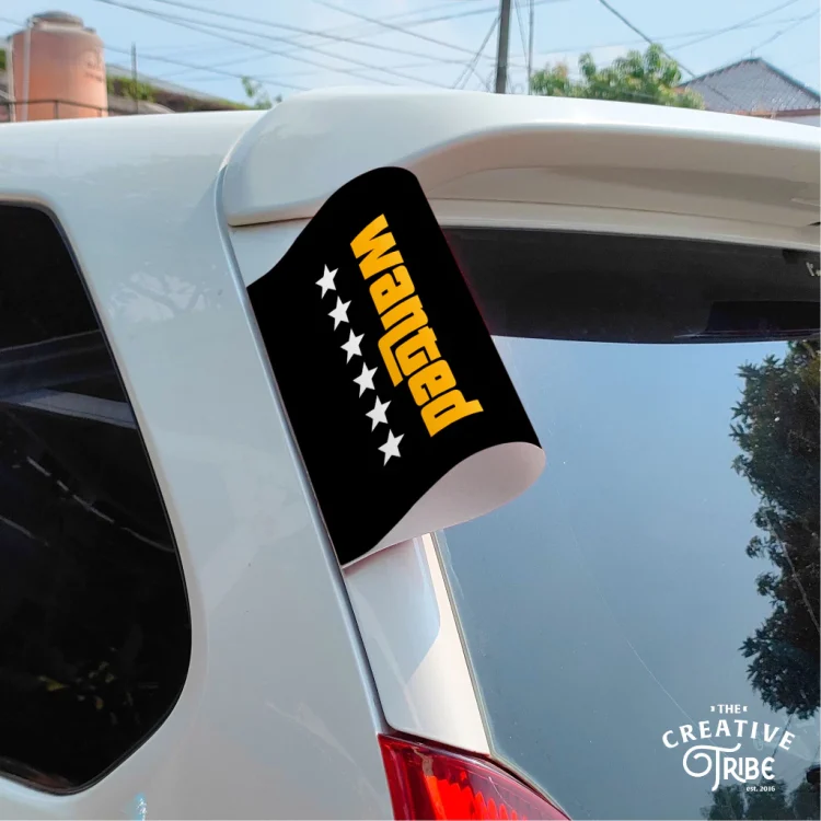 Grand Theft Auto - Label Tag Mobil - Variasi Penutup Pintu Bagasi - Hiasan Stiker Lego Mobil Viral GTA